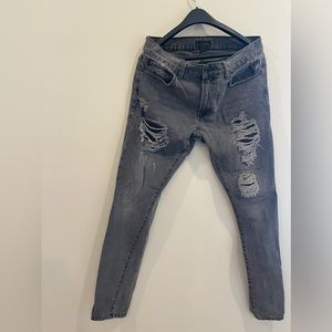 Grey men’s jeans